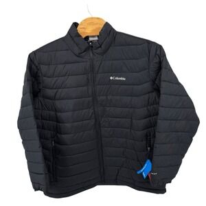 Columbia Powder Lite II Full-Zip Jacket Men's Size‎ XXL Black 2086961 Puffer New